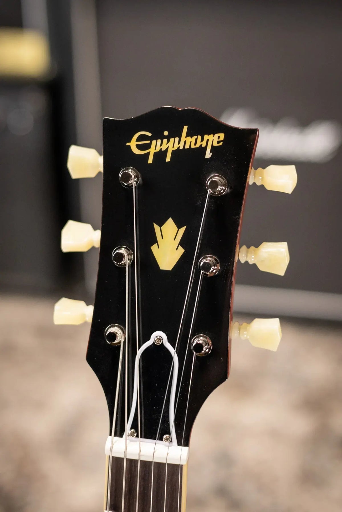 Epiphone 1964 SG Standard with Maestro Vibrola Reissue Electric Guitar - Cherry Red with Hardshell Case - Demo