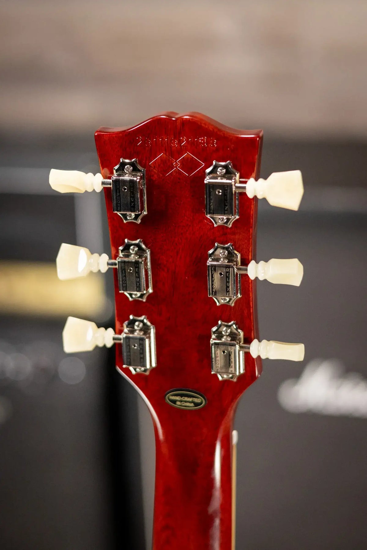 Epiphone 1964 SG Standard with Maestro Vibrola Reissue Electric Guitar - Cherry Red with Hardshell Case - Demo
