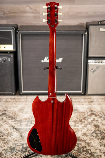 Epiphone 1964 SG Standard with Maestro Vibrola Reissue Electric Guitar - Cherry Red with Hardshell Case - Demo