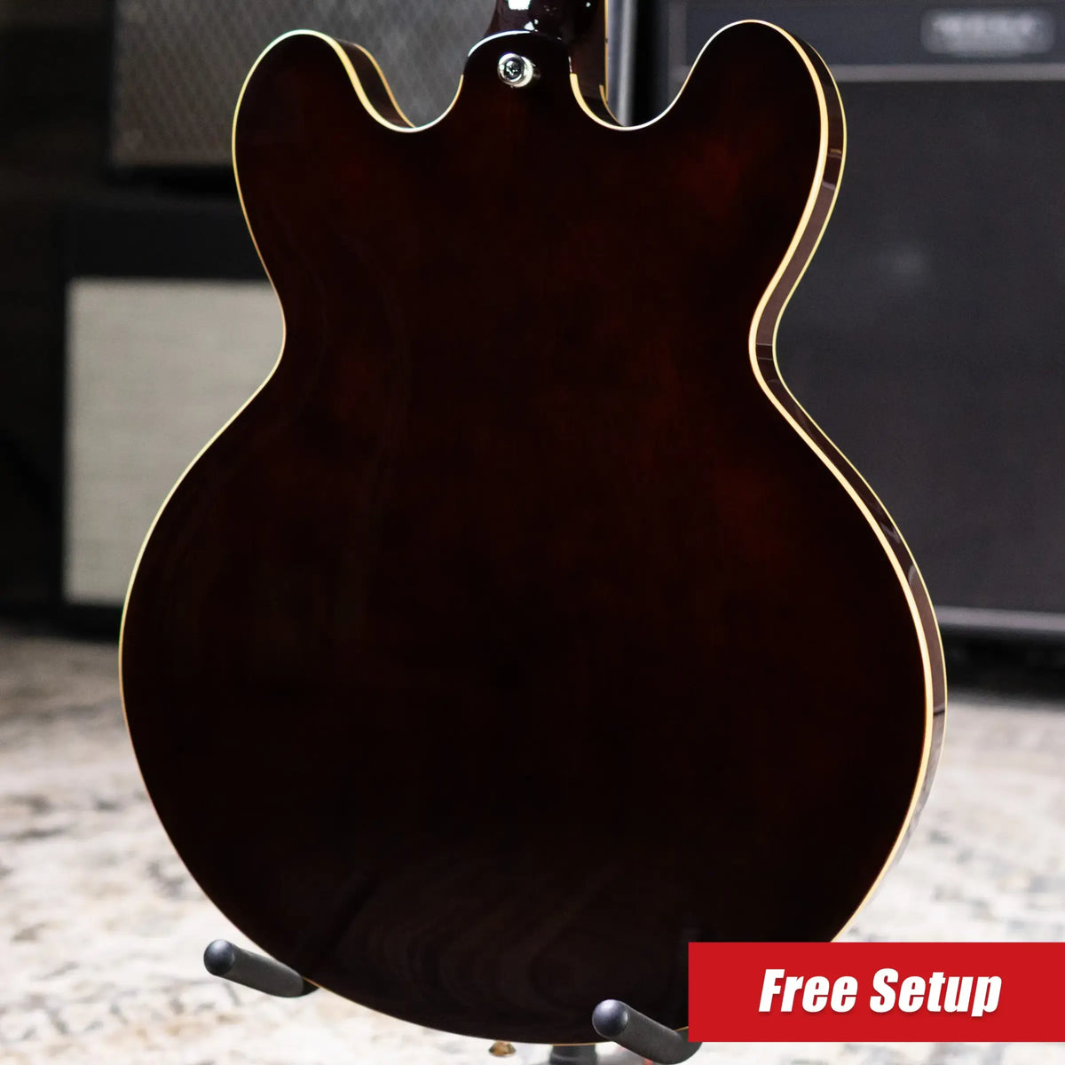 Epiphone Casino Hollow-Body Electric Guitar - Vintage Sunburst with Gig Bag