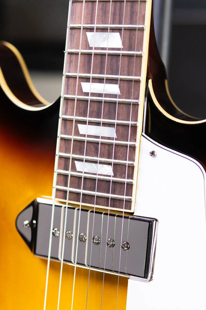 Epiphone Casino Hollow-Body Electric Guitar - Vintage Sunburst with Gig Bag