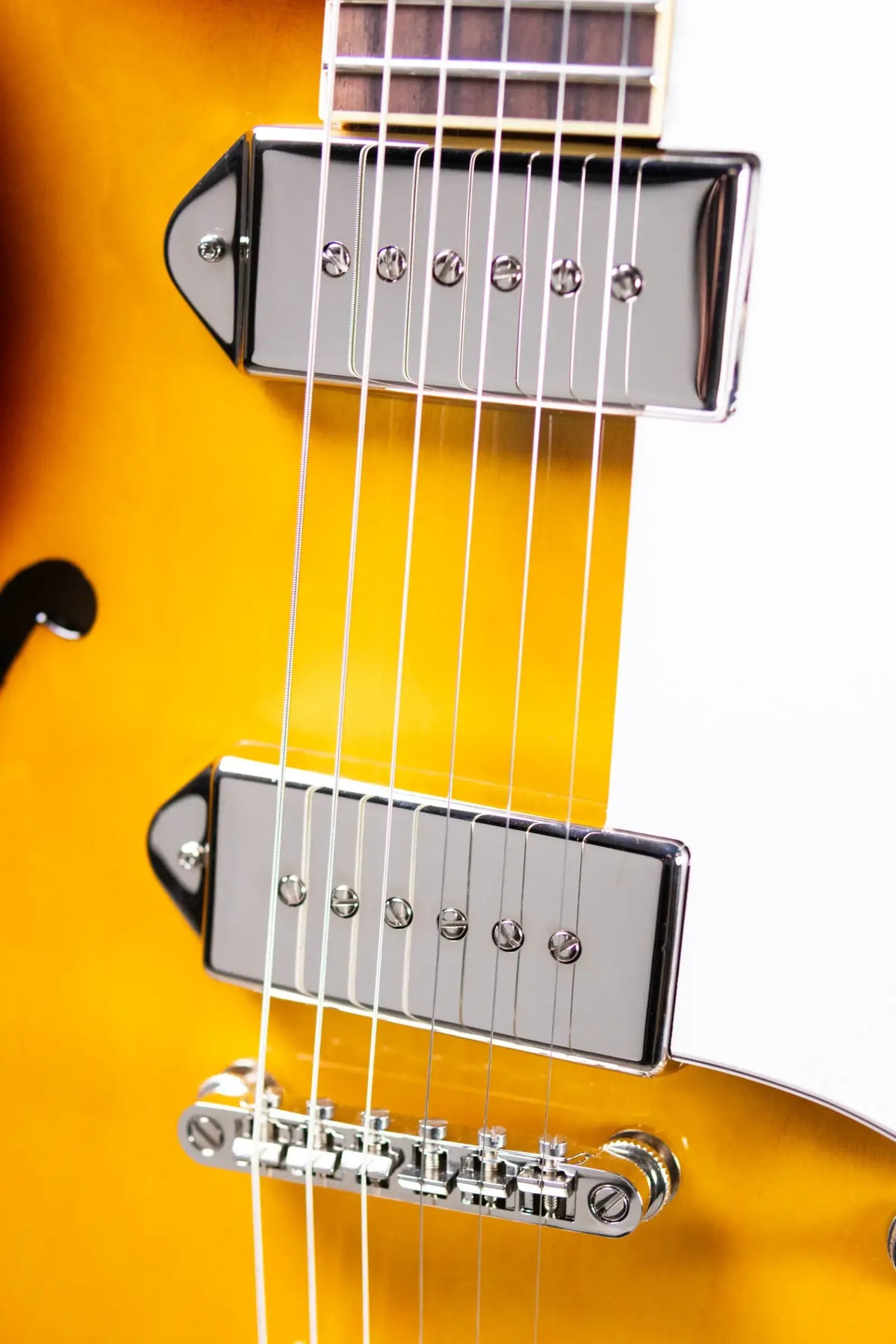 Epiphone Casino Hollow-Body Electric Guitar - Vintage Sunburst with Gig Bag