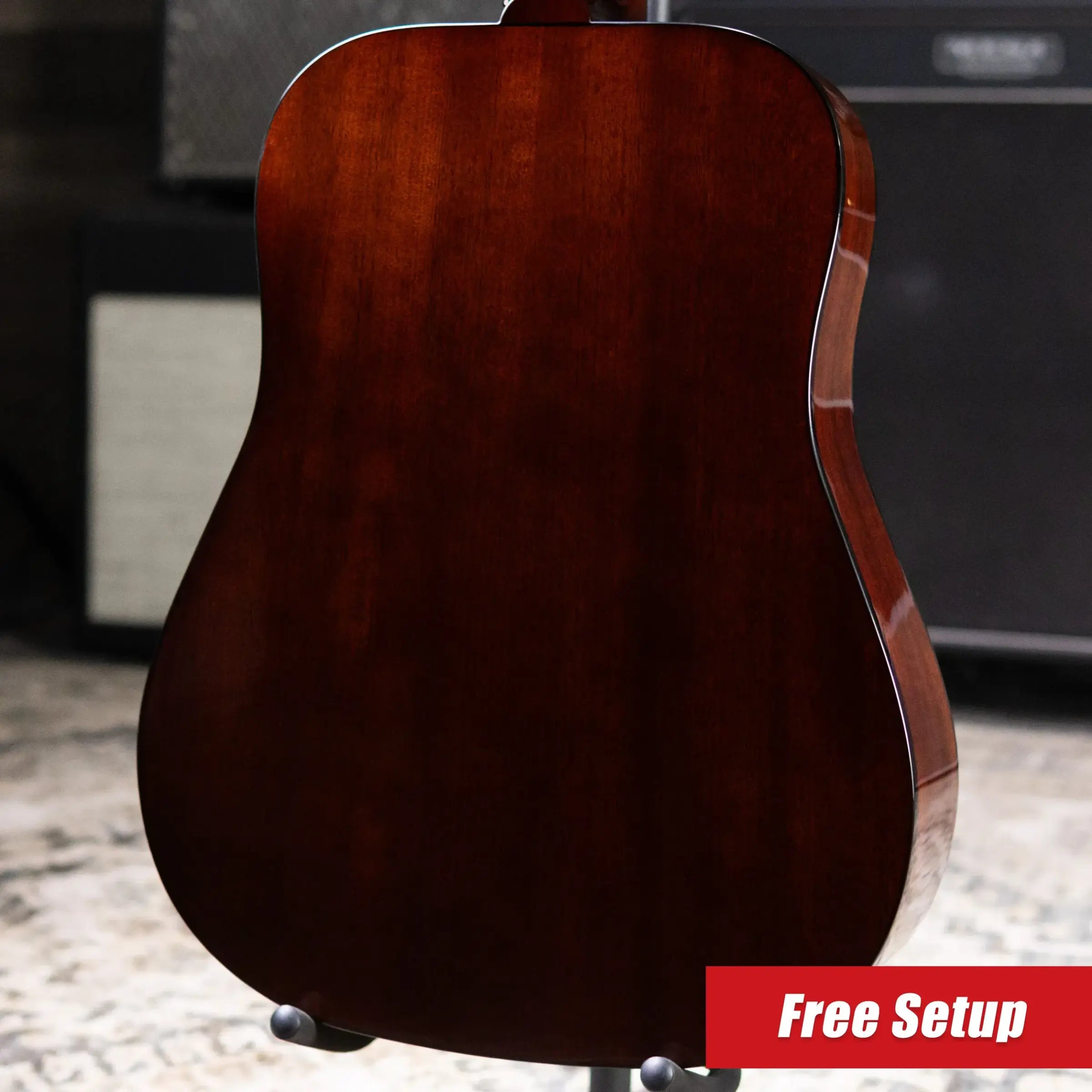 Epiphone Eric Church Signature Hummingbird Dark Studio Acoustic/Electric Guitar - Cobra Burst with Hardshell Case