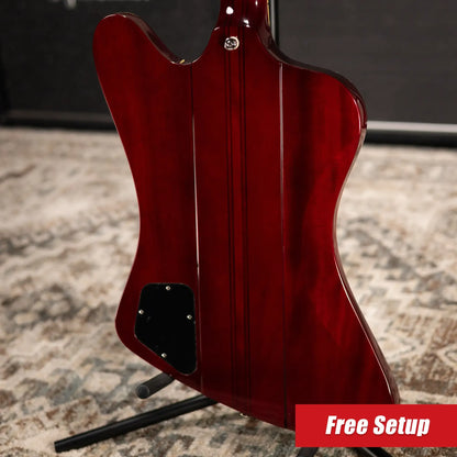 Epiphone Firebird Electric Guitar - Wine Red with Gig Bag