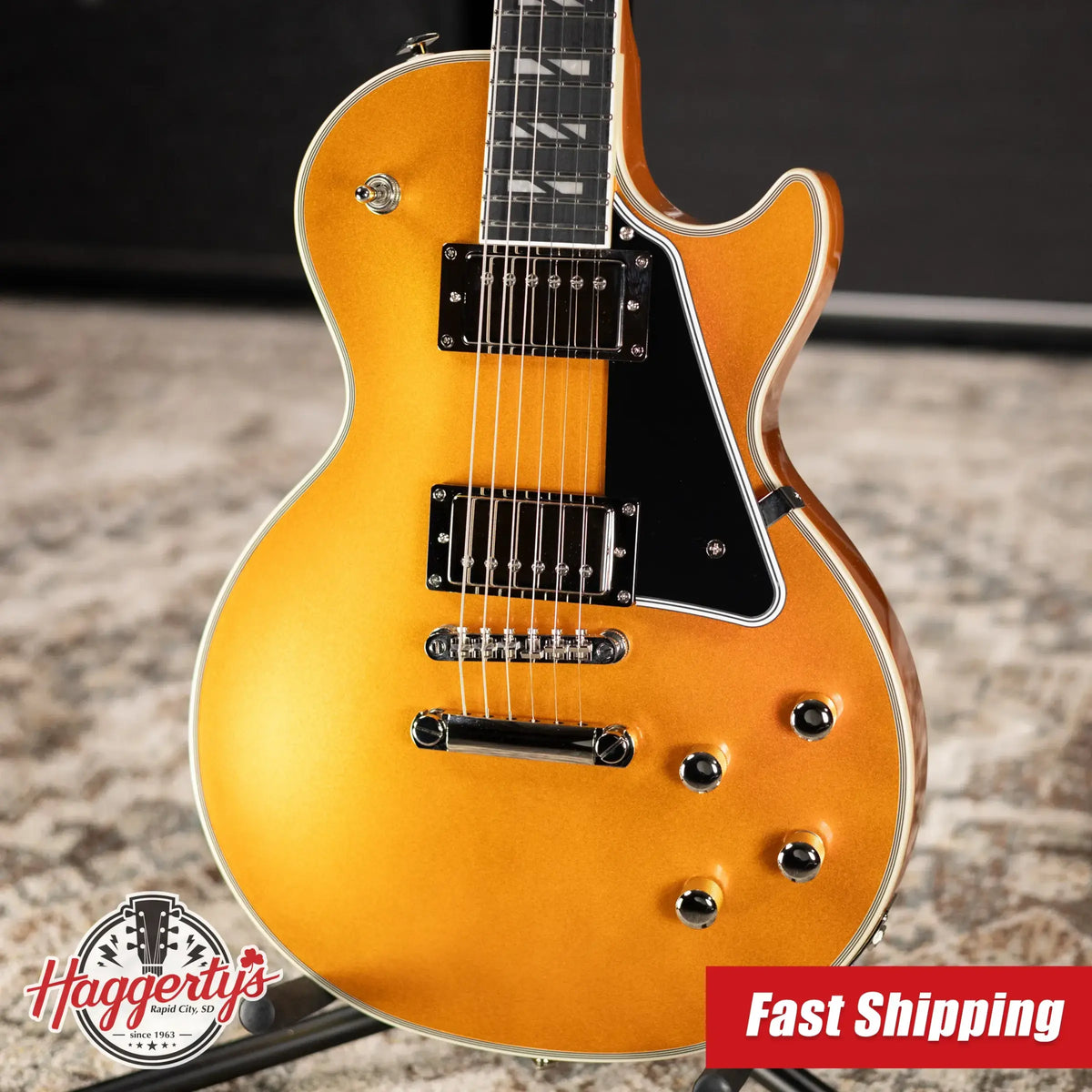 Epiphone Futura Les Paul Custom Electric Guitar - Firestorm Shift with Gig Bag