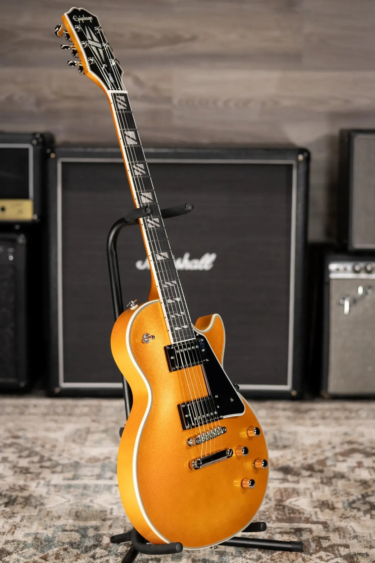 Epiphone Futura Les Paul Custom Electric Guitar - Firestorm Shift with Gig Bag