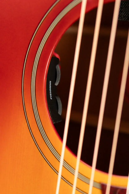 Epiphone Hummingbird Standard Acoustic/Electric Guitar - Cherry Sunburst with Gig Bag - Demo