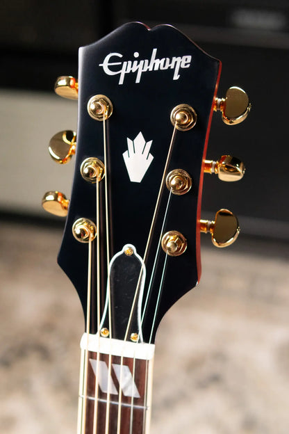 Epiphone Hummingbird Standard EC Acoustic/Electric Guitar - Cherry Sunburst