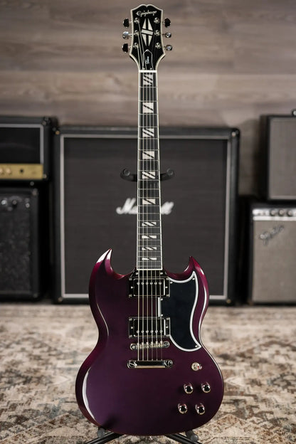 Epiphone Inspired By Gibson Futura SG Custom Electric Guitar - Midnight Ember Shift with Gig Bag