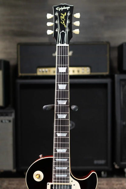 Epiphone Inspired by Gibson 1959 Les Paul Standard Reissue Electric Guitar - Washed Bourbon Burst with Hardshell Case