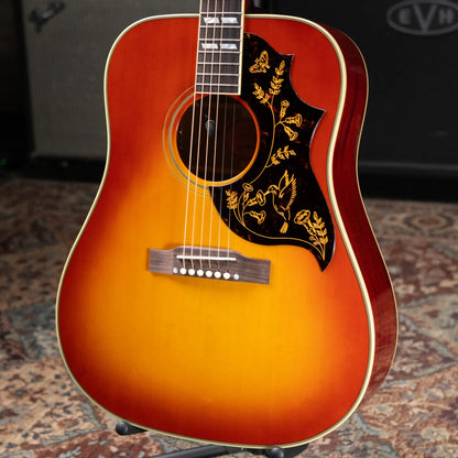 Epiphone Inspired by Gibson 1960 Hummingbird Reissue Acoustic/Electric Guitar - Heritage Cherry Sunburst with Hardshell Case