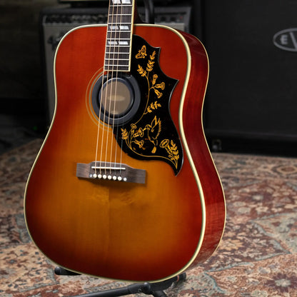 Epiphone Inspired by Gibson 1960 Hummingbird Reissue Acoustic/Electric Guitar - Heritage Cherry Sunburst with Hardshell Case