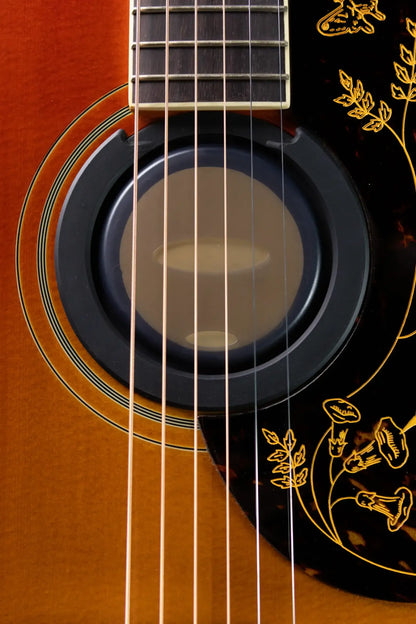 Epiphone Inspired by Gibson 1960 Hummingbird Reissue Acoustic/Electric Guitar - Heritage Cherry Sunburst with Hardshell Case