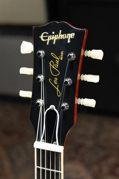 Epiphone Inspired by Gibson 1960 Les Paul Standard Reissue Electric Guitar - Iced Tea Burst with Hardshell Case