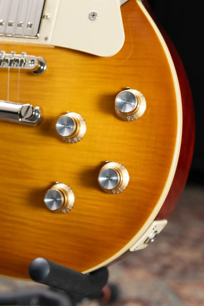 Epiphone Inspired by Gibson 1960 Les Paul Standard Reissue Electric Guitar - Iced Tea Burst with Hardshell Case