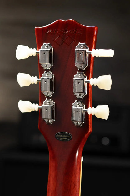 Epiphone Inspired by Gibson 1960 Les Paul Standard Reissue Electric Guitar - Washed Cherry Sunburst with Hardshell Case