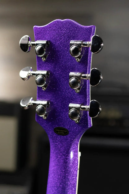 Epiphone Inspired by Gibson Les Paul Custom Electric Guitar - Amethyst Sparkle with Hardshell Case