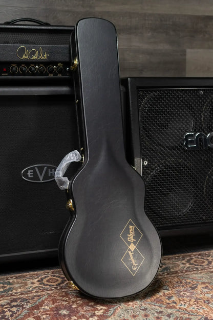 Epiphone Inspired by Gibson Les Paul Custom Electric Guitar - Amethyst Sparkle with Hardshell Case