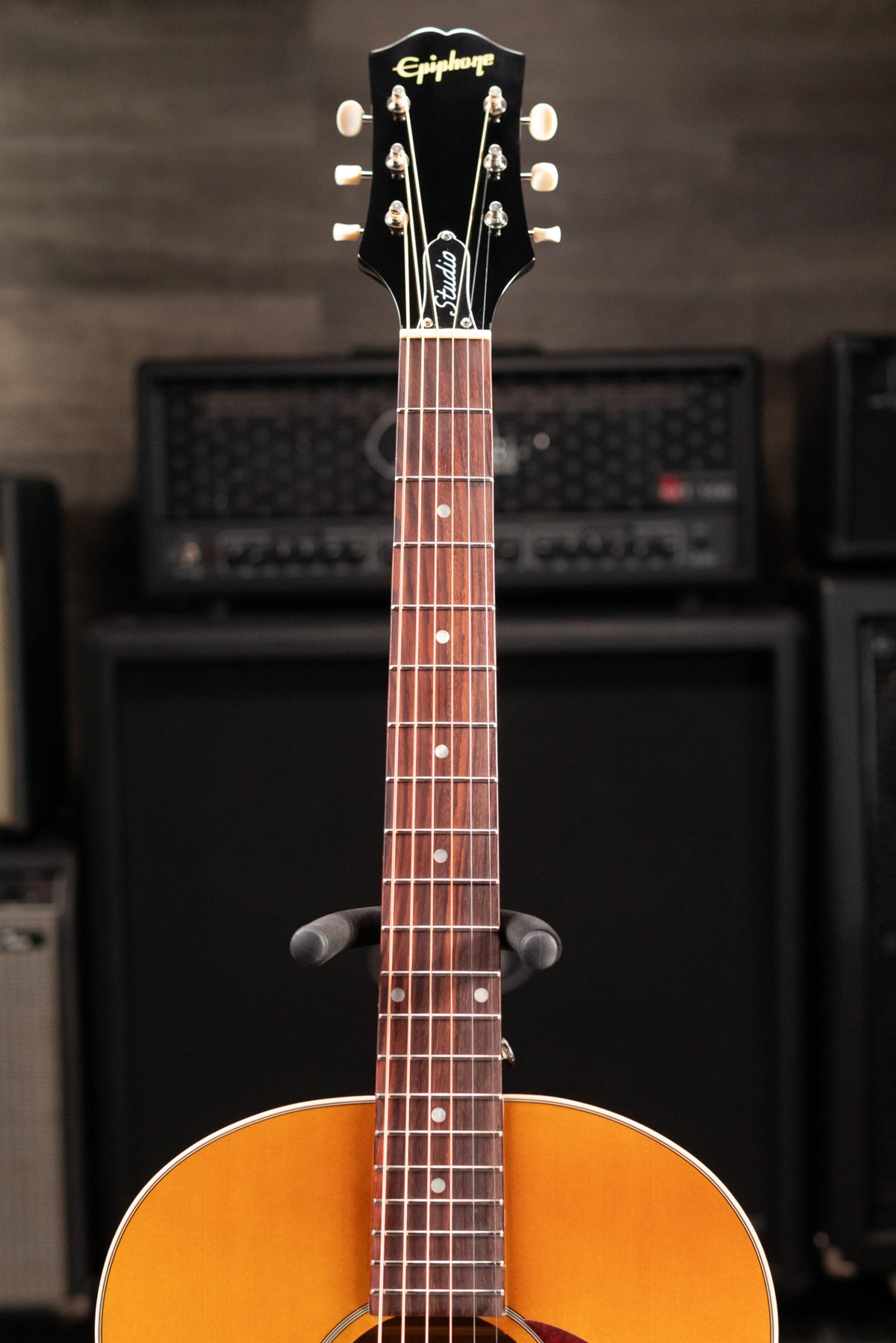 Epiphone J-45 Studio Acoustic/Electric Guitar - Natural with Gig Bag
