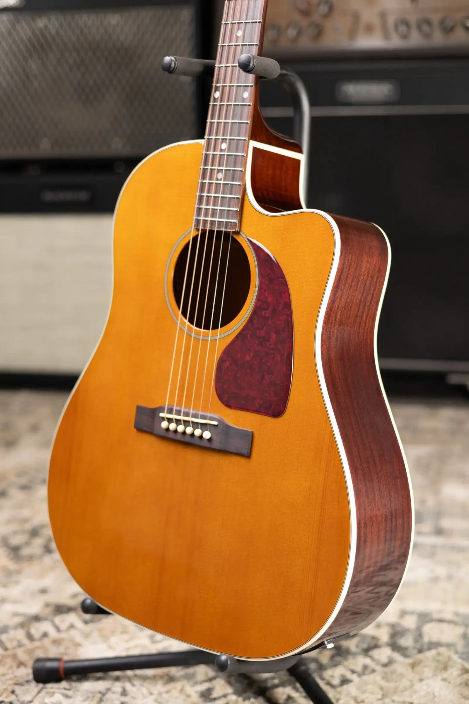 Epiphone J-45 Studio EC Acoustic/Electric Guitar - Antique Natural