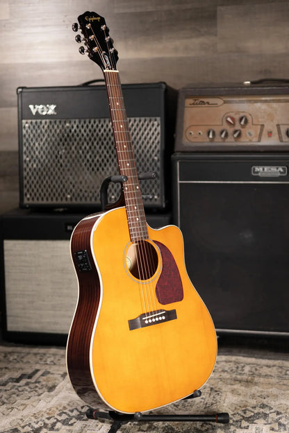 Epiphone J-45 Studio EC Acoustic/Electric Guitar - Antique Natural