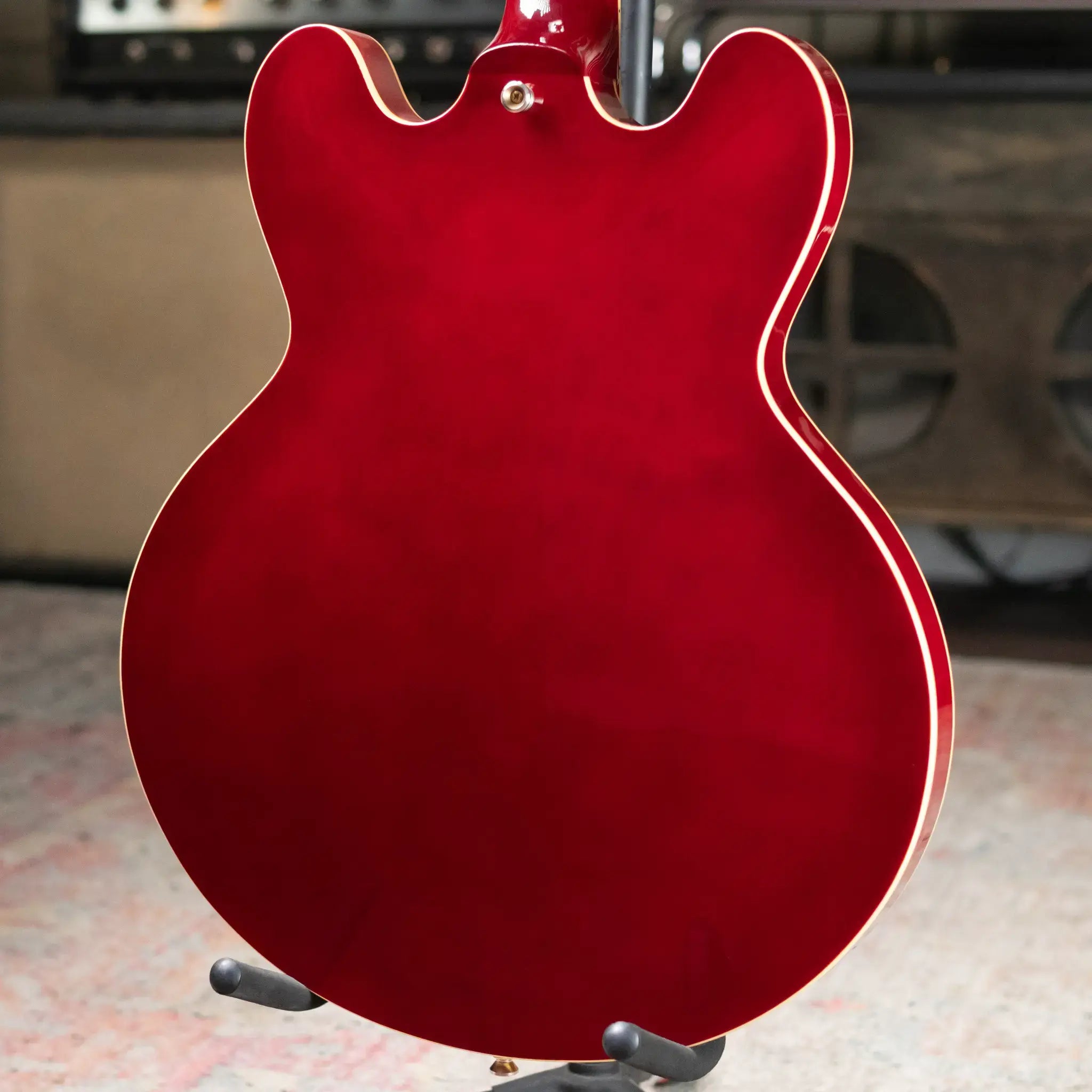 Epiphone Jorma Kaukonen Signature JA-Riviera Semi-Hollow Electric Guitar - Cherry with Hardshell Case - Used