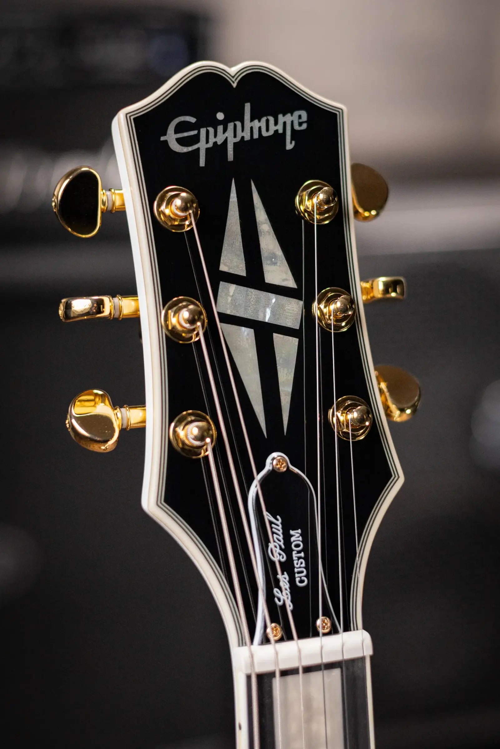 Epiphone Les Paul Custom Electric Guitar - Alpine White with Gig Bag