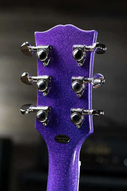 Epiphone Les Paul Custom Electric Guitar - Amethyst Sparkle with Hardshell Case