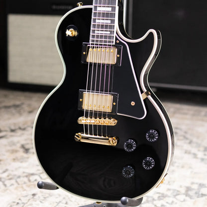 Epiphone Les Paul Custom Electric Guitar - Ebony with Gig Bag