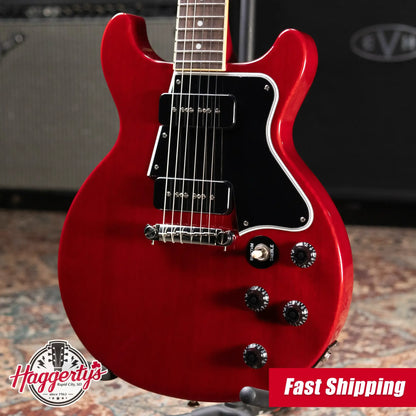 Epiphone Les Paul Special Double Cut Electric Guitar - Cherry Red with Gig Bag