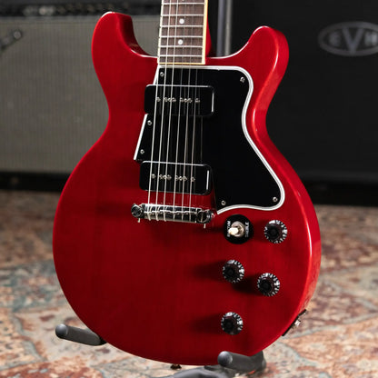 Epiphone Les Paul Special Double Cut Electric Guitar - Cherry Red with Gig Bag