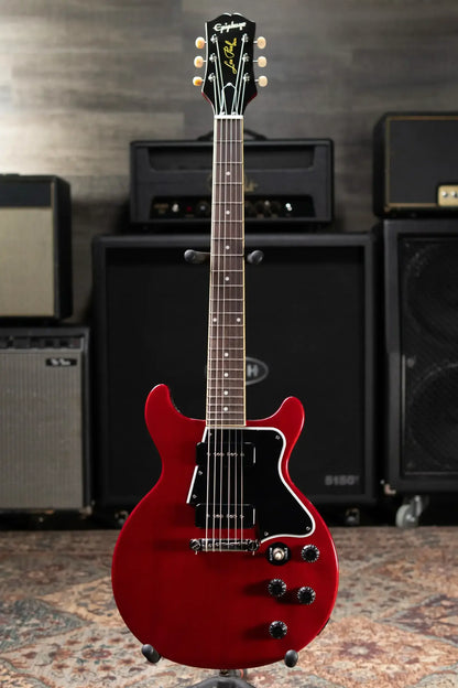 Epiphone Les Paul Special Double Cut Electric Guitar - Cherry Red with Gig Bag