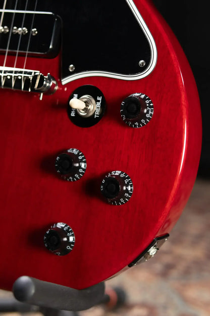 Epiphone Les Paul Special Double Cut Electric Guitar - Cherry Red with Gig Bag