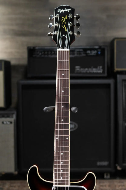 Epiphone Les Paul Special Double Cut Figured Electric Guitar - Bourbon Burst