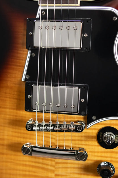 Epiphone Les Paul Special Double Cut Figured Electric Guitar - Bourbon Burst