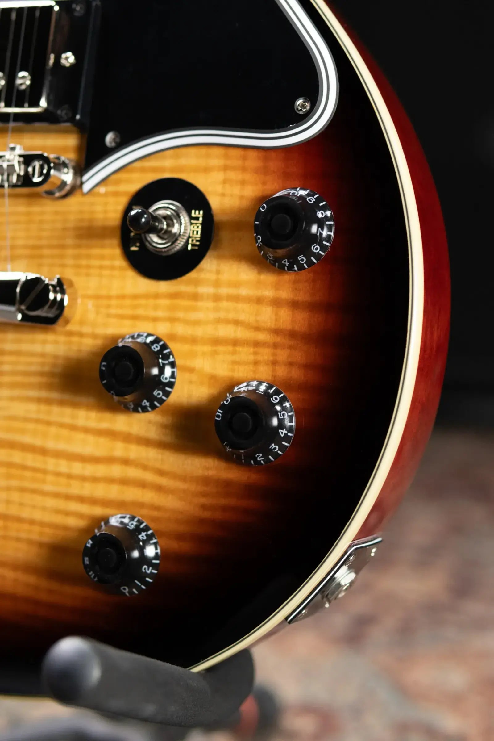 Epiphone Les Paul Special Double Cut Figured Electric Guitar - Bourbon Burst
