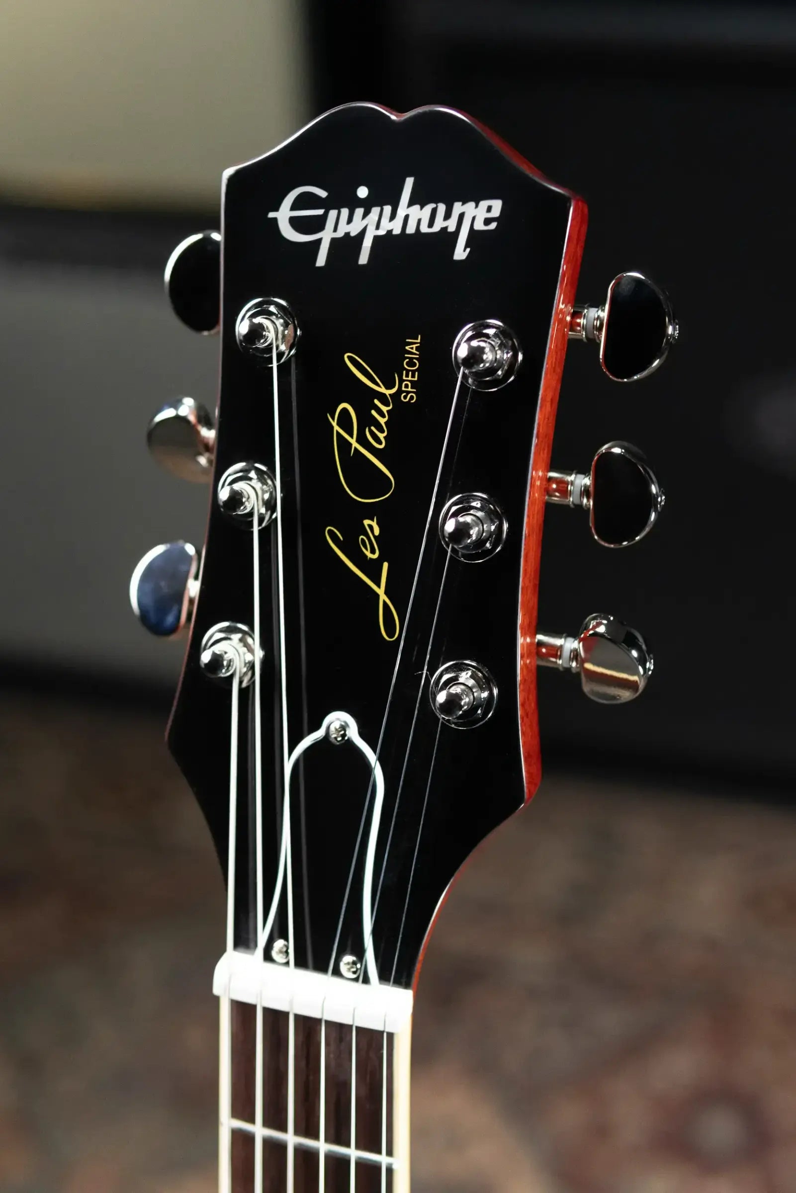 Epiphone Les Paul Special Double Cut Figured Electric Guitar - Bourbon Burst with Gig Bag
