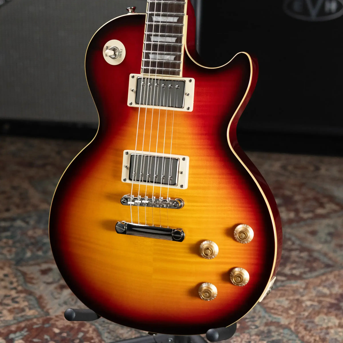 Epiphone Les Paul Standard Pro Electric Guitar - Black Cherry with Hardshell Case - Used