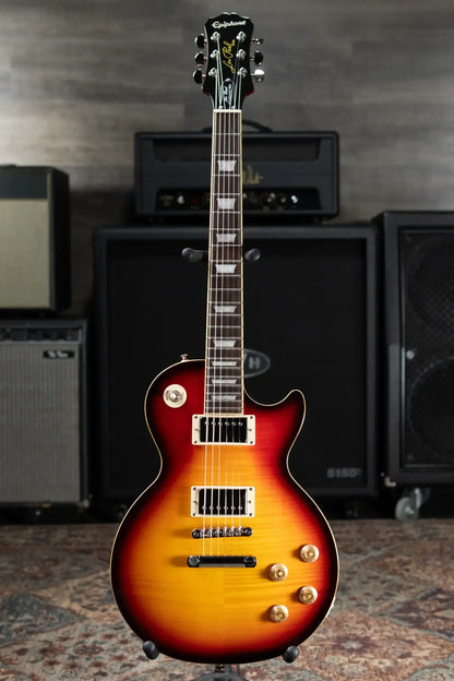 Epiphone Les Paul Standard Pro Electric Guitar - Black Cherry with Hardshell Case - Used