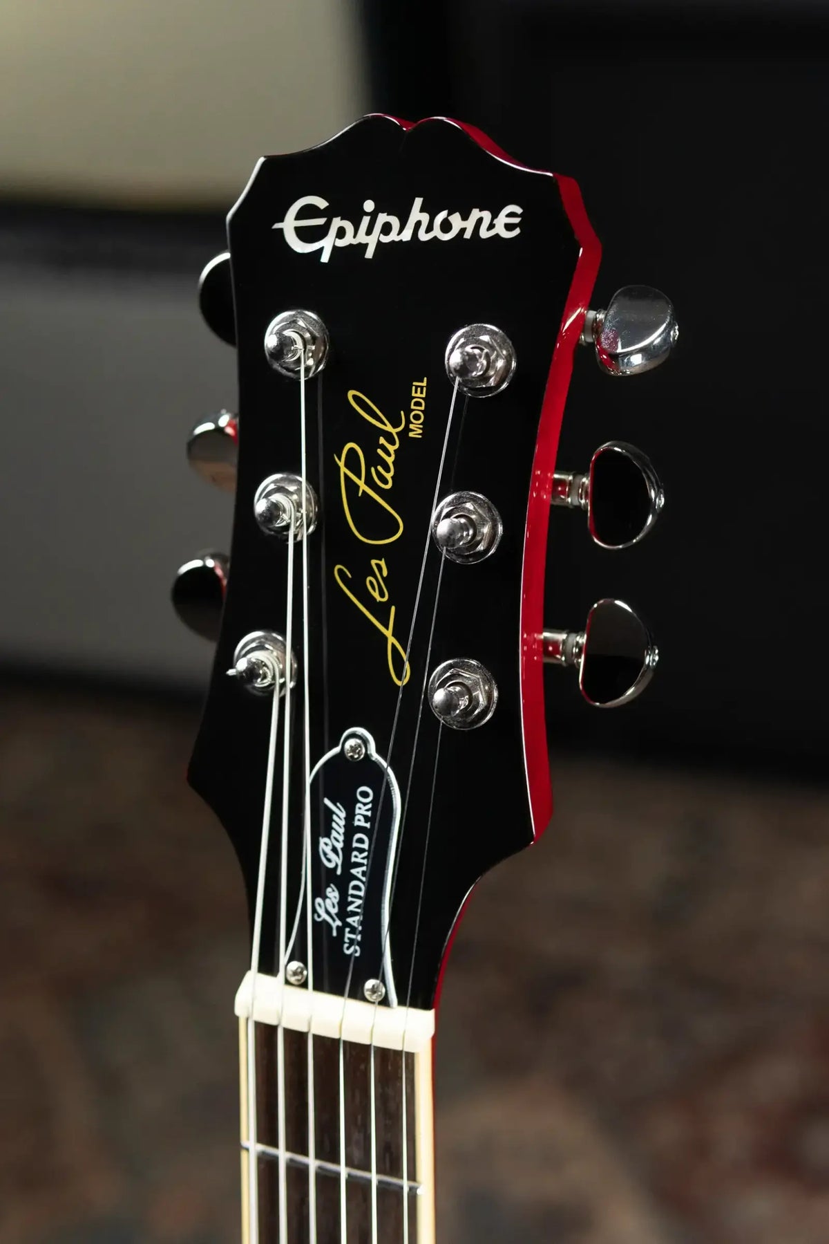 Epiphone Les Paul Standard Pro Electric Guitar - Black Cherry with Hardshell Case - Used