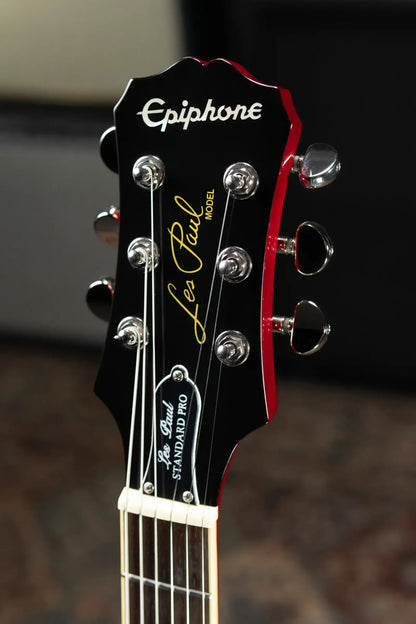 Epiphone Les Paul Standard Pro Electric Guitar - Black Cherry with Hardshell Case - Used