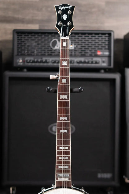 Epiphone Mastertone Bowtie Open Back Banjo with Gig Bag