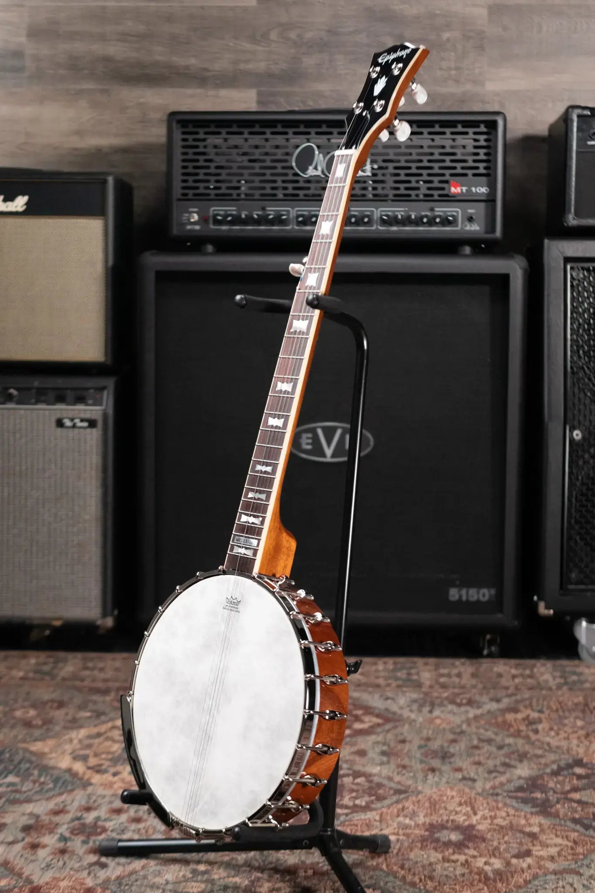 Epiphone Mastertone Bowtie Open Back Banjo with Gig Bag