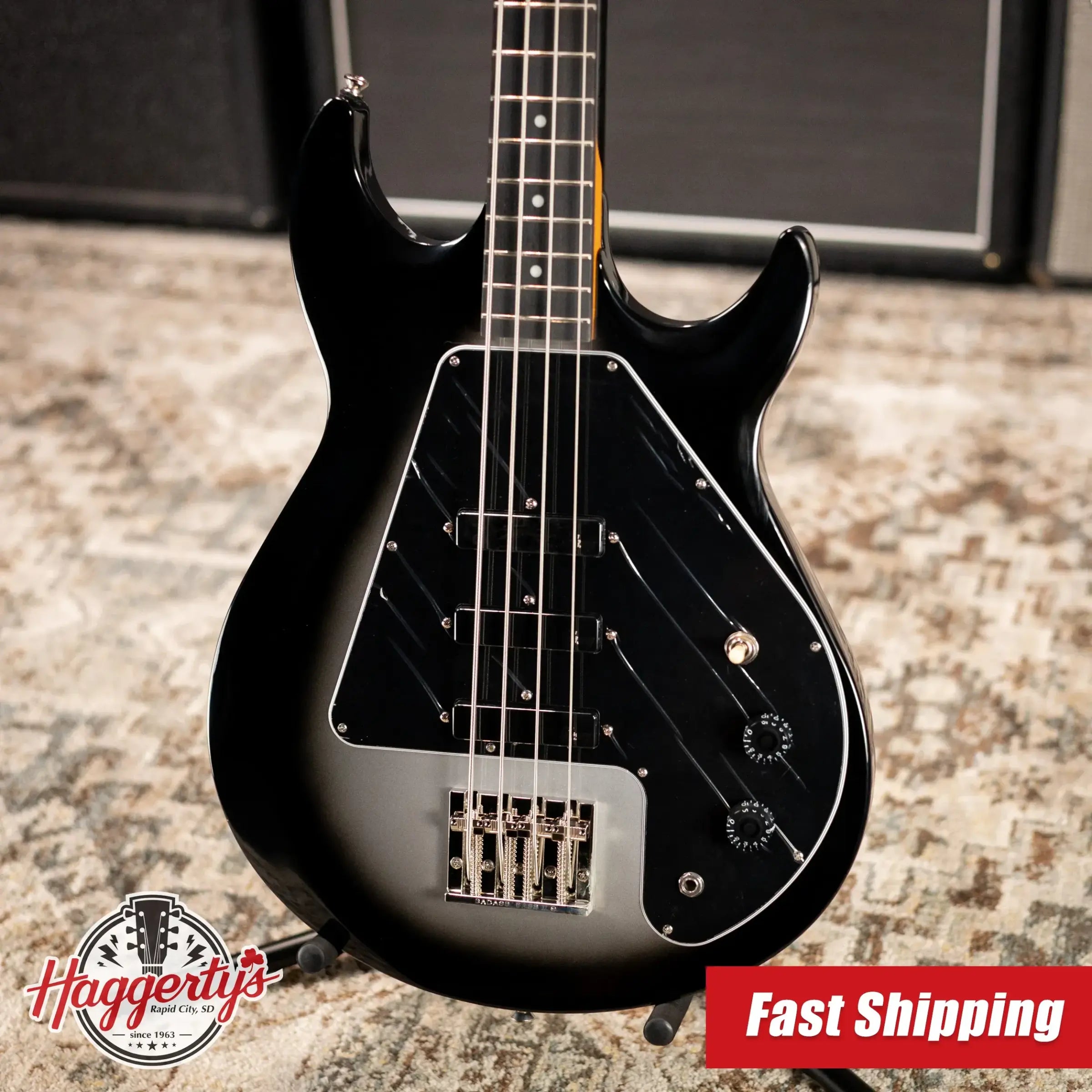 Epiphone Mike Dirnt Signature Grabber G-3 Bass - Silverburst with Hardshell Case