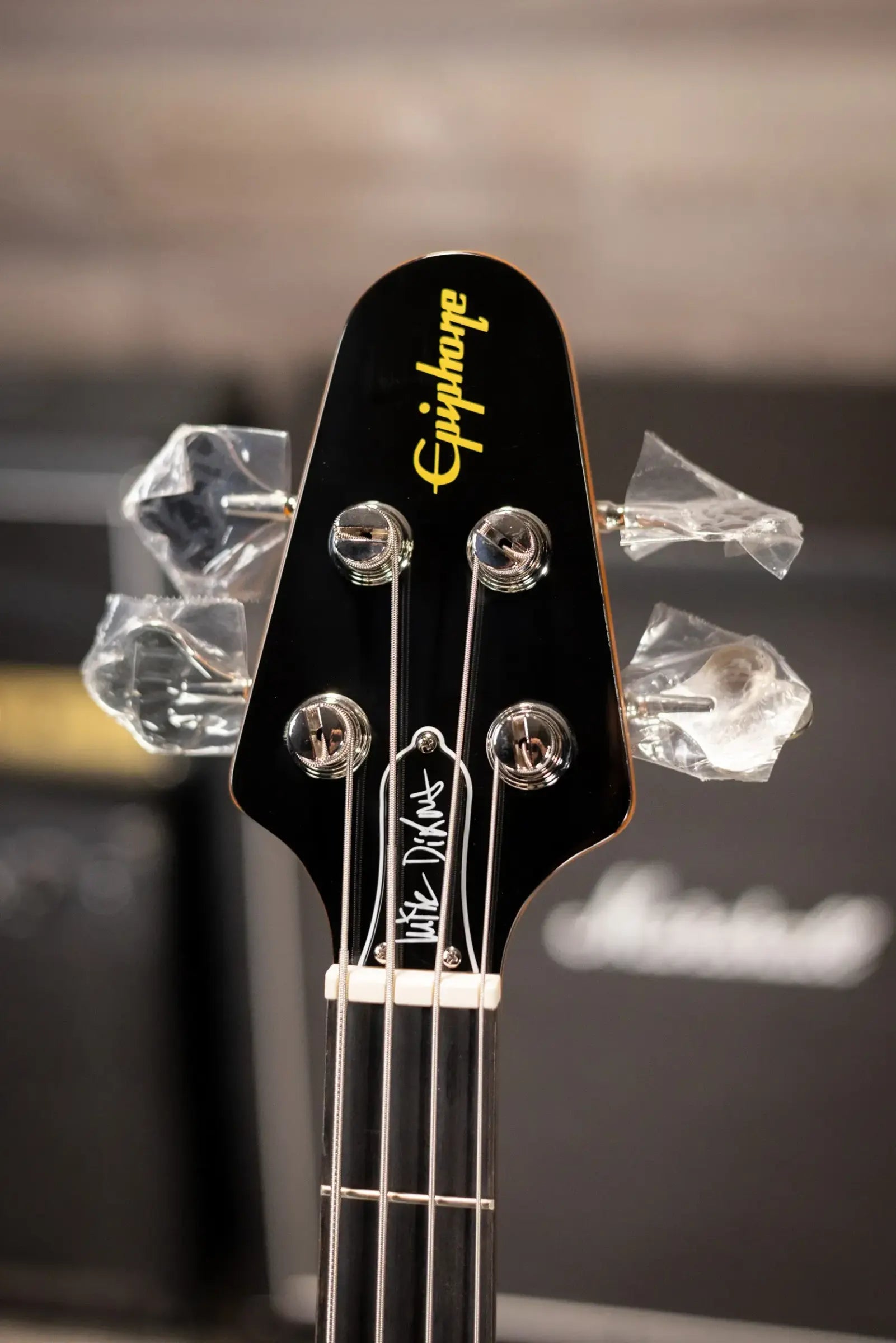 Epiphone Mike Dirnt Signature Grabber G-3 Bass - Silverburst with Hardshell Case