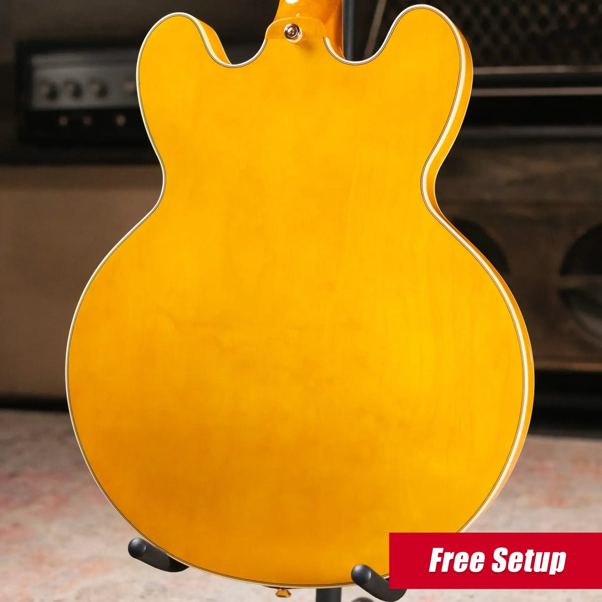 Epiphone Sheraton Semi-Hollow Electric Guitar - Natural with Gig Bag - Demo