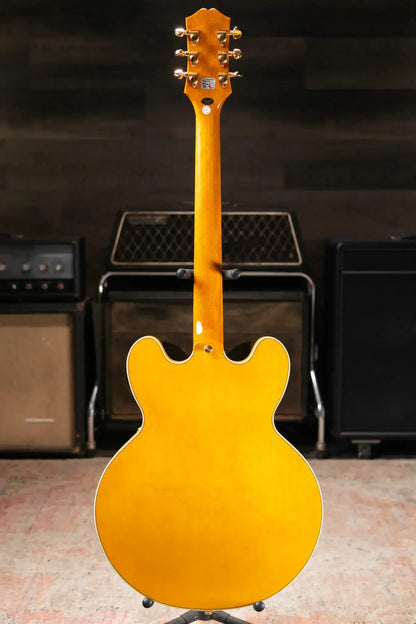 Epiphone Sheraton Semi-Hollow Electric Guitar - Natural with Gig Bag - Demo