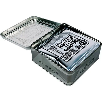 Ernie Ball John Mayer Silver Slinky Nickel Wound Electric Guitar Strings 3 Pack Tin - 10.5-47 Gauge