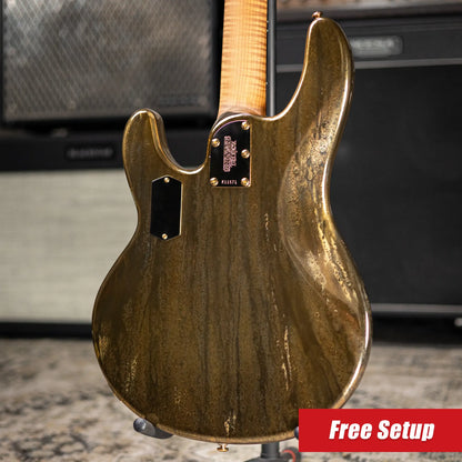 Ernie Ball Music Man Limited Edition - 1 of 300 - 50th Anniversary StingRay Bass - Molten Gold with Hardshell Case