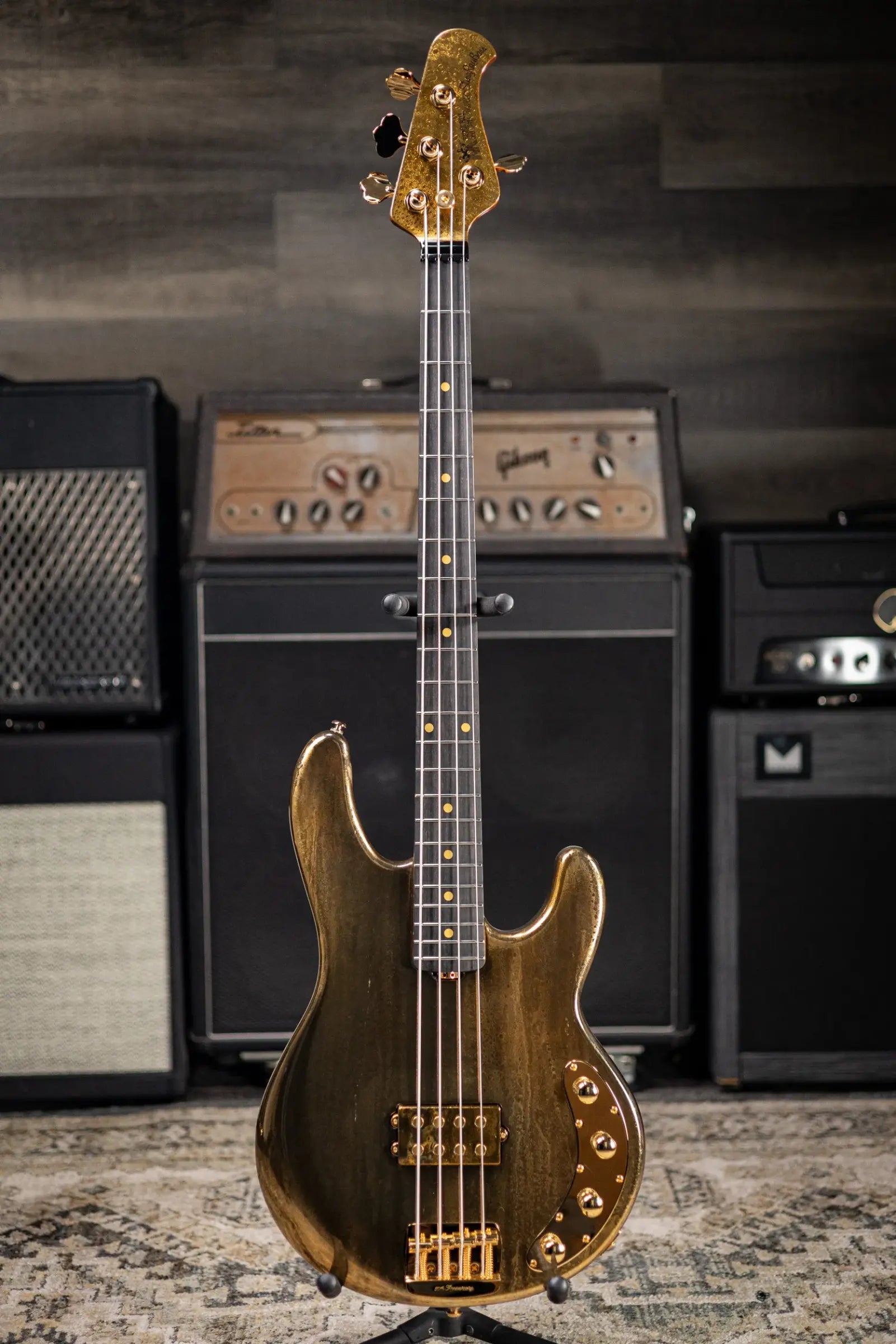 Ernie Ball Music Man Limited Edition - 1 of 300 - 50th Anniversary StingRay Bass - Molten Gold with Hardshell Case